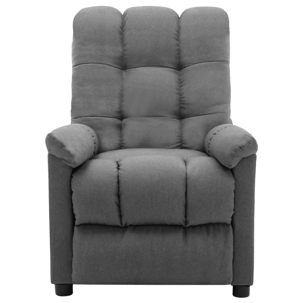 Recliner Light Gray Fabric