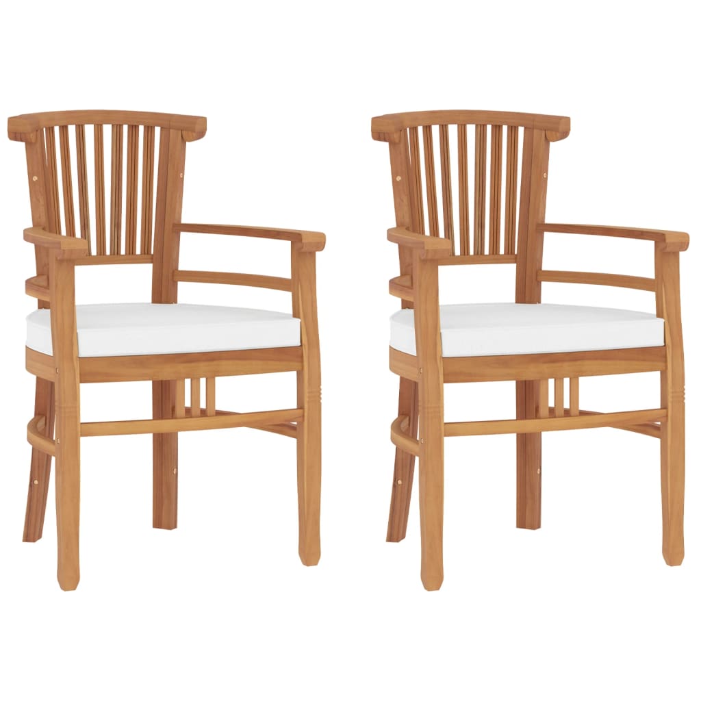 3 Piece Patio Dining Set Solid Wood Teak