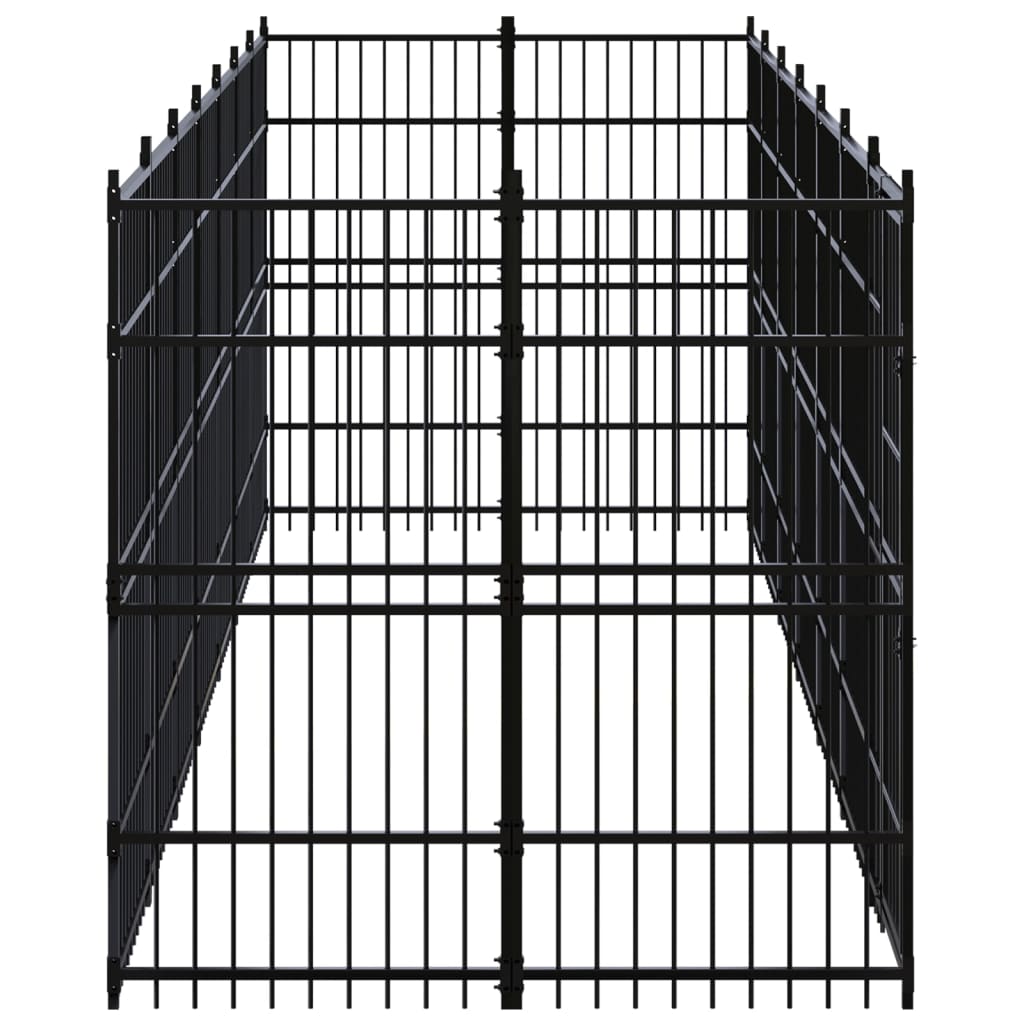 Outdoor Dog Kennel Steel 138.9 ft��