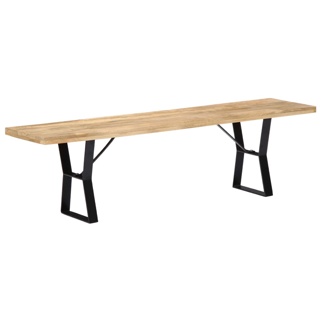 Bench 63" Solid Mango Wood