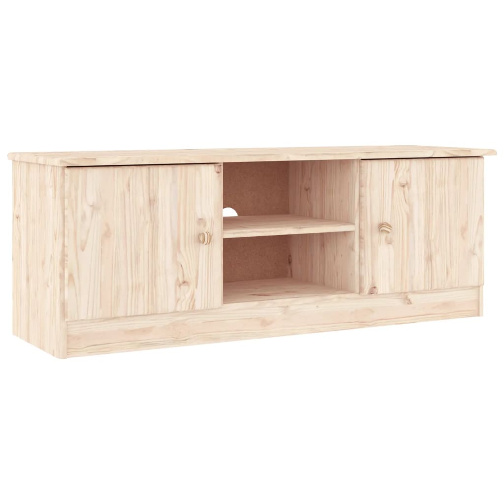 TV Stand ALTA 44.1"x13.8"x16.1" Solid Wood Pine