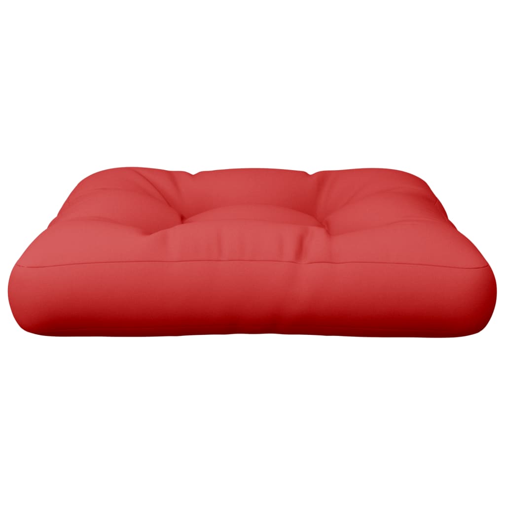 Pallet Cushion Red 22.8"x22.8"x3.9" Fabric