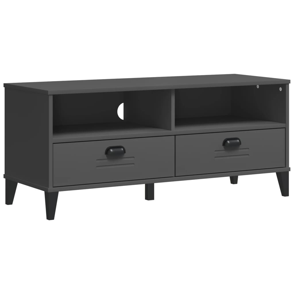 TV Stand VIKEN Anthracite Gray Engineered Wood