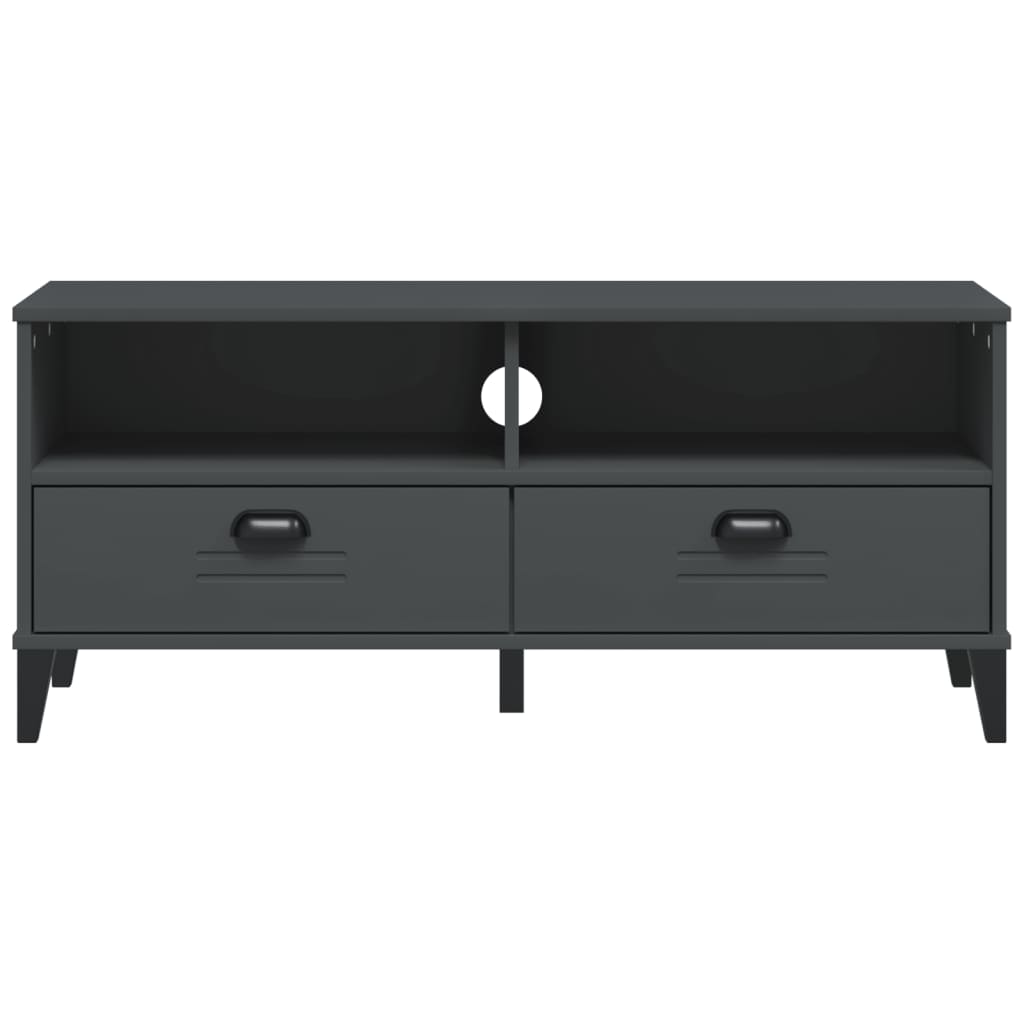 TV Stand VIKEN Anthracite Gray Engineered Wood