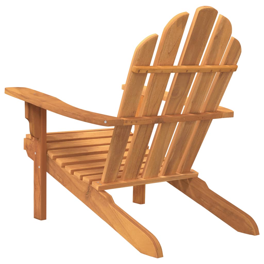 Patio Adirondack Chair 31.1"x37.4"x36.2" Solid Wood Teak