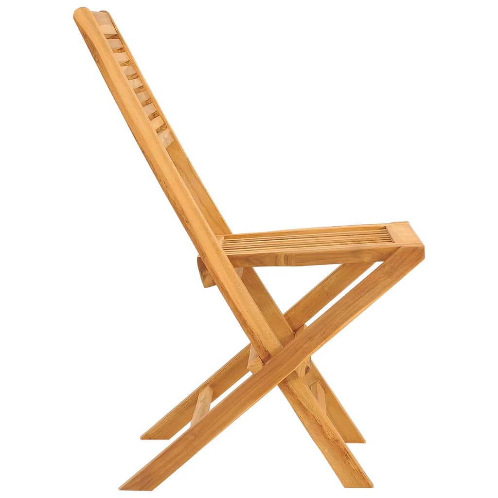 Folding Patio Chairs 2 pcs 18.5"x24.4"x35.4" Solid Wood Teak