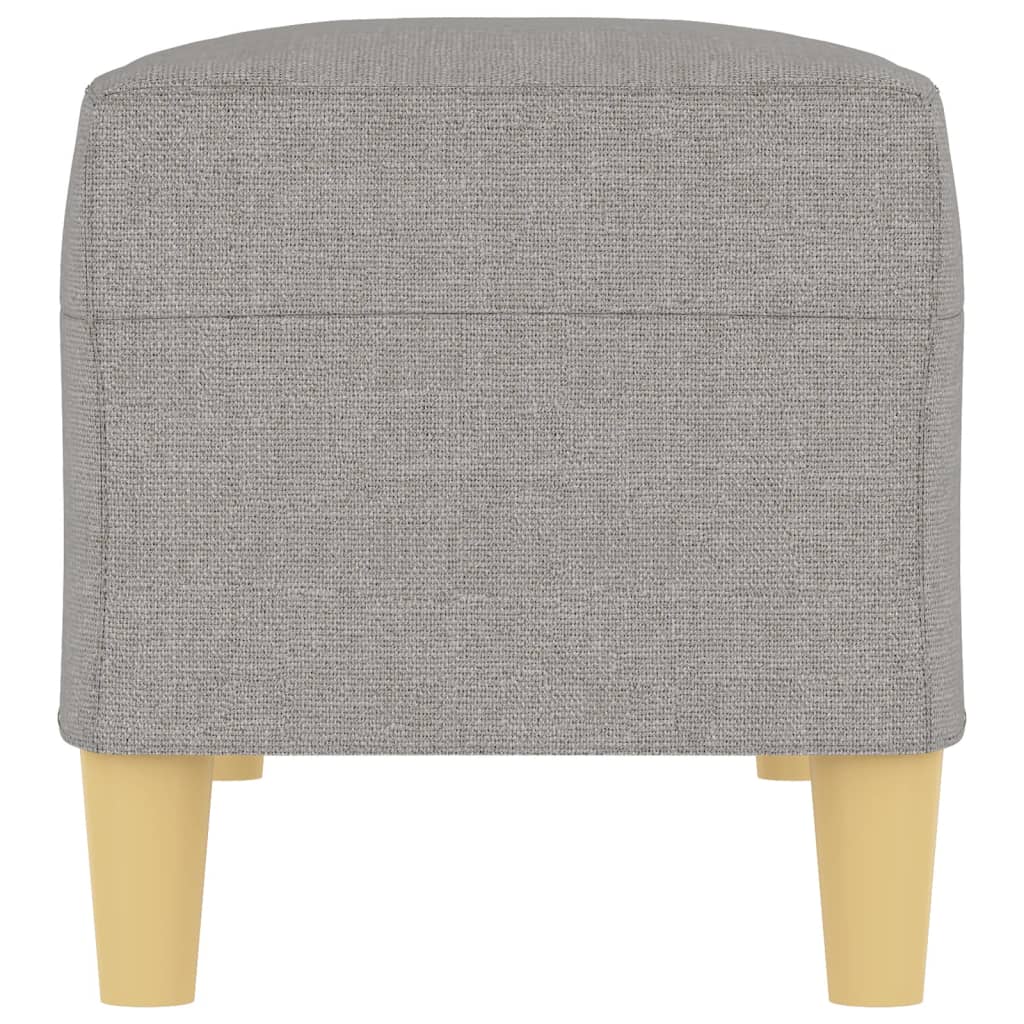 Bench Light Gray 39.4"x13.8"x16.1" Fabric