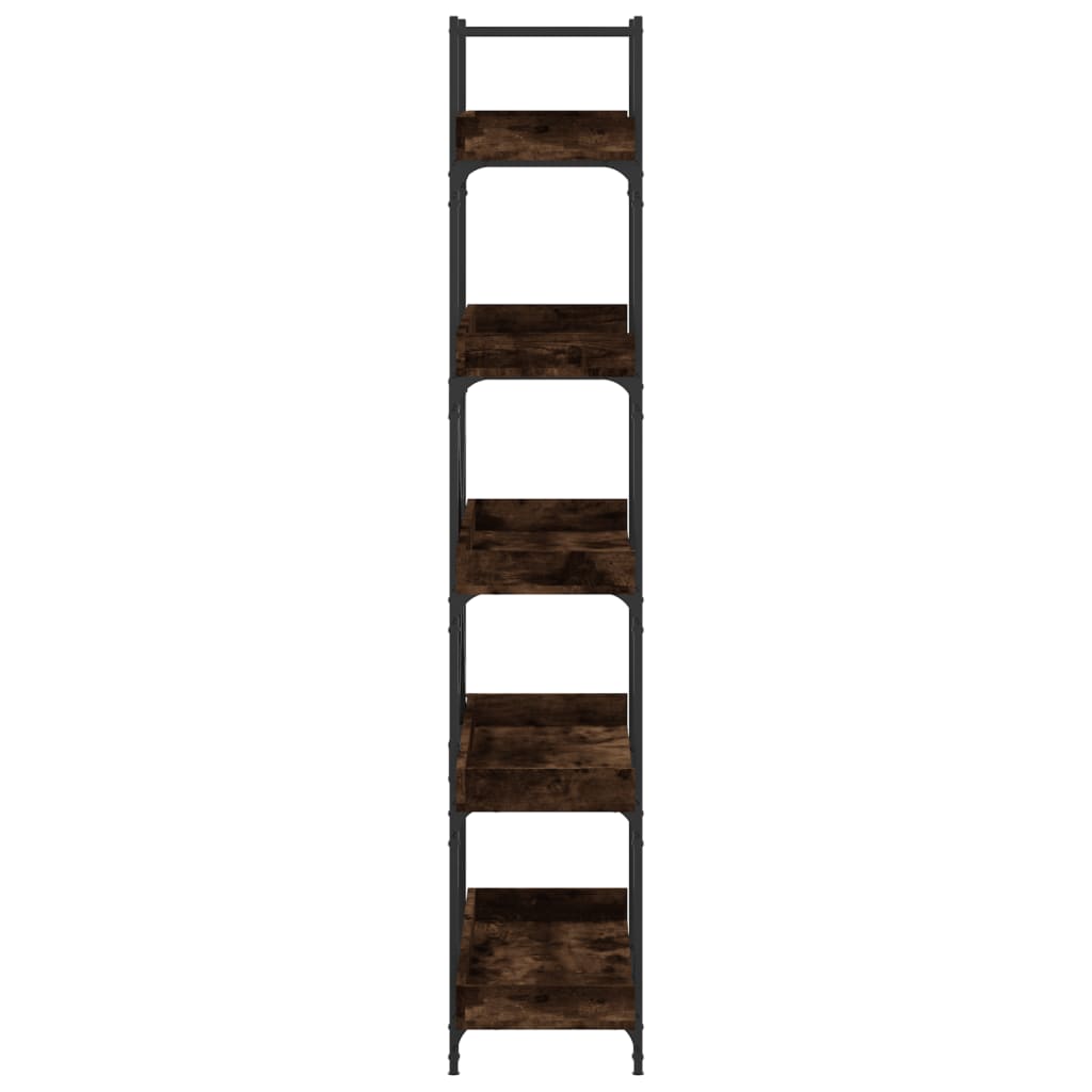 bookcase-5-tier-smoked-oak-39-4-x13-x71-1-engineered-wood At Willow and Wine USA!