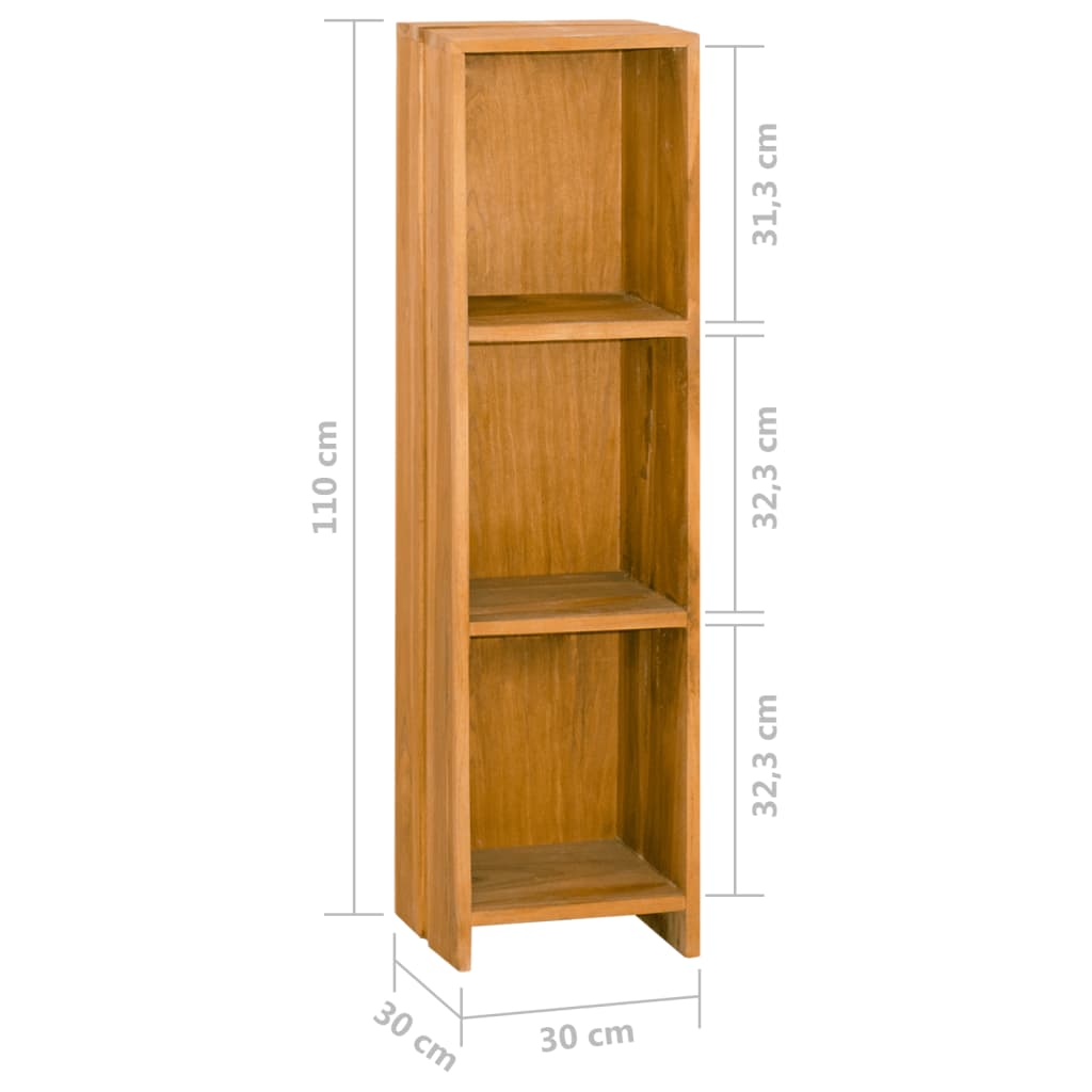 bookshelf-11-8-x11-8-x43-3-solid-wood-teak At Willow and Wine USA!