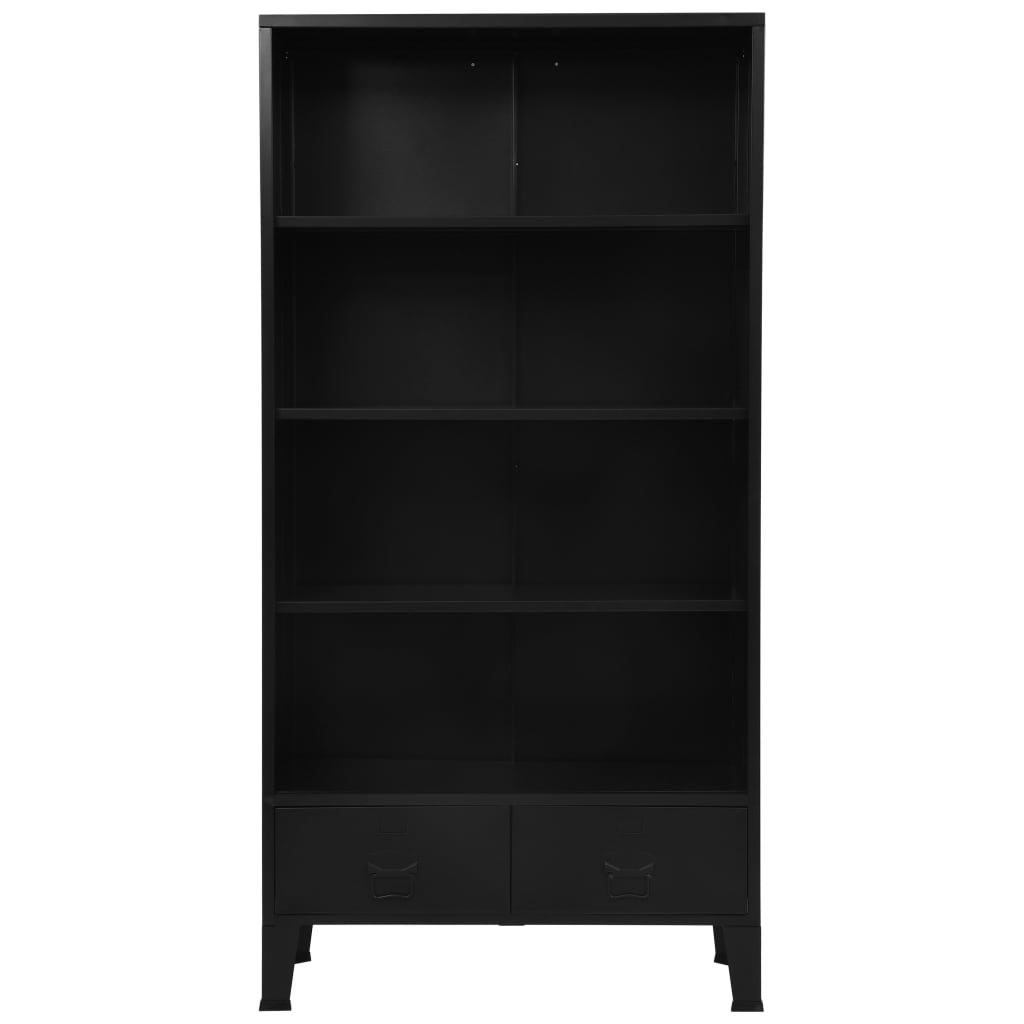 bookshelf-industrial-black-35-4-x15-7-x70-9-steel At Willow and Wine USA!